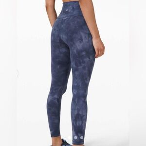 Lululemon align leggings diamond dye naval blue